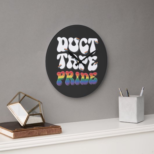 Pride van Duct Tape - Wandklok (Kantoor)