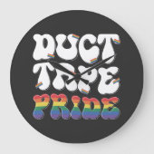 Pride van Duct Tape - Wandklok (Voorkant)