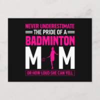 Pride van een Badminton mama
