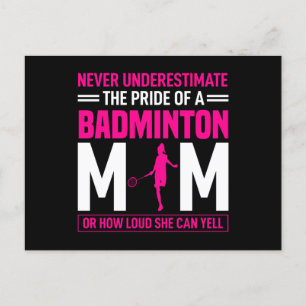 Pride van een Badminton mama Briefkaart