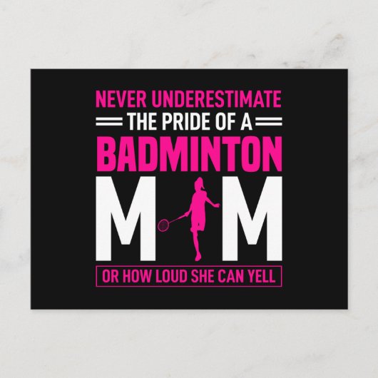 Pride van een Badminton mama Briefkaart (Voorkant)