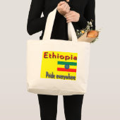 Pride van Ethiopië Grote Tote Bag (Voorkant (product))