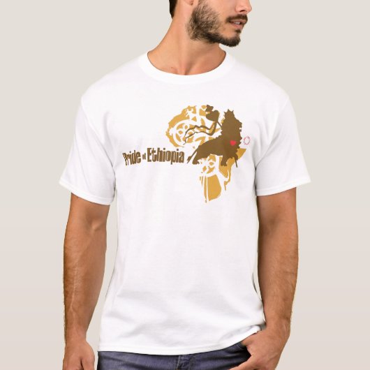Pride van Ethiopië - met liefde T-shirt (Voorkant)