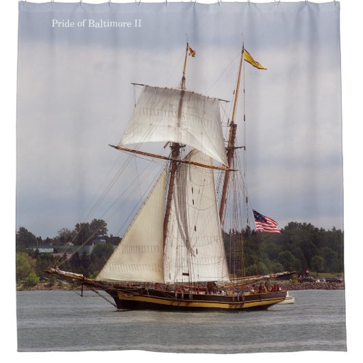 Pride van het douchegordijn Baltimore II (Voorkant)