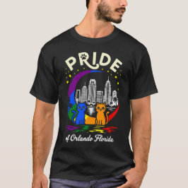 Pride van Orlando City Florida Cats Regenboogvlag T-shirt
