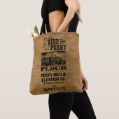  pride van Perry Flour Faux Burlap Sack Tote Bag (Dichtbij)