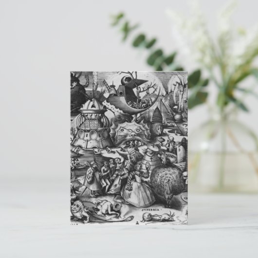 Pride van Pieter Bruegel de Ouder Briefkaart (Staand voorkant)