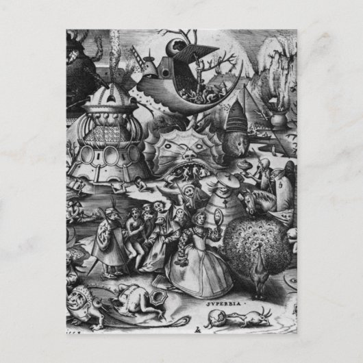 Pride van Pieter Bruegel de Ouder Briefkaart (Voorkant)