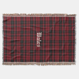 Pride van Wales Tartan Pset Custom Throw Blanket Deken