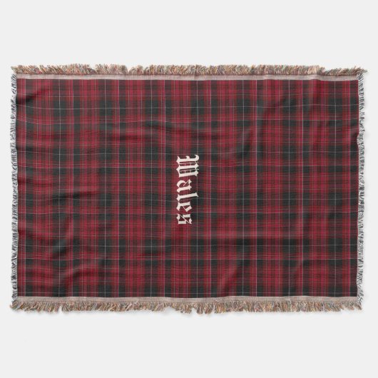 Pride van Wales Tartan Pset Custom Throw Blanket Deken (Voorkant)