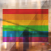 Pride-venster gloed raamsticker (Vel 2)