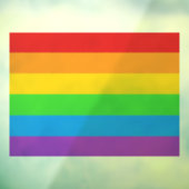 Pride-venster gloed raamsticker (Vel 3)