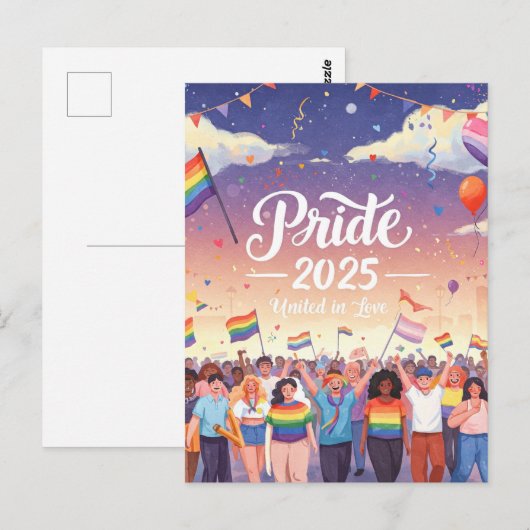 Pride: Verenigd in de liefde Briefkaart (Voorkant / Achterkant)