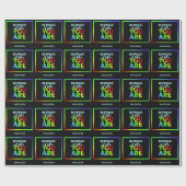 Pride-verpakkings papier met eigen naam (Vlak)