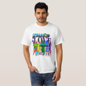 Pride | Verspreid Liefde Niet Haat T-shirt (Voorkant volledig)