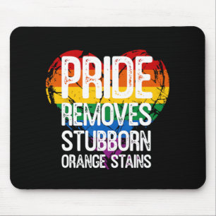 Pride verwijdert hardnekkige Oranje vlekken Trump Muismat
