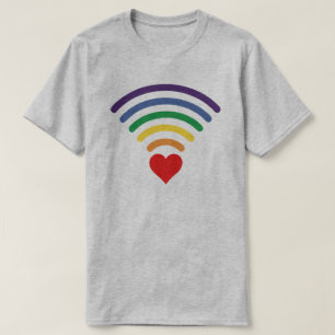 PRIDE VIBE RAINBOW WIFI T-SHIRT