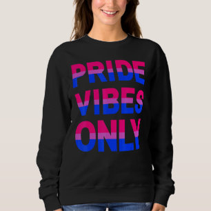 Pride Vibes Alleen Biseksueel Bi LGBTQIA Mannen Vr Trui