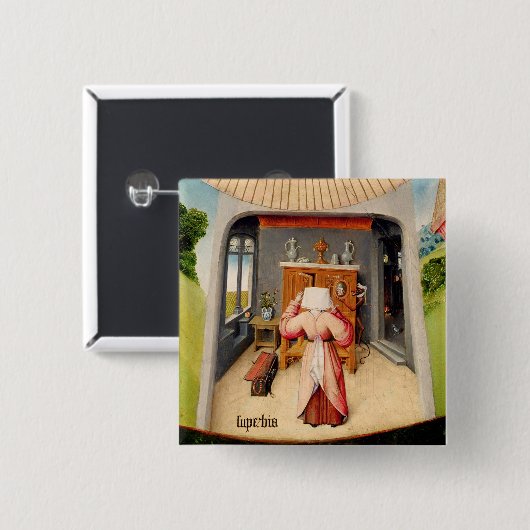 Pride Vierkante Button 5,1 Cm (Voorkant /achterkant)