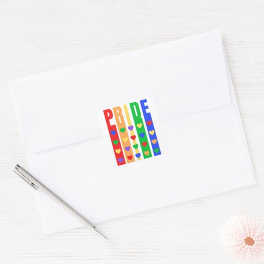 Pride Vierkante Sticker (Envelop)