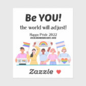 Pride Vinyl Sticker (Vel)