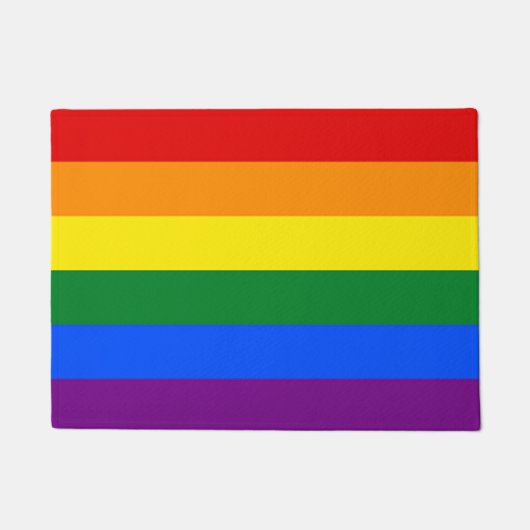 Pride Vlag Deurmat Regenboog Gay Pride Vlag Ontwer (Voorkant)