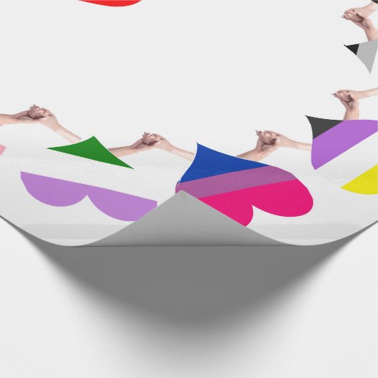 Pride vlag inpakpapier (Hoek)