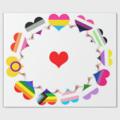 Pride vlag inpakpapier (Vlak)