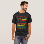Pride Vlag Juneteenth Is Mijn Onafhankelijkheidsda T-shirt (Voorkant volledig)