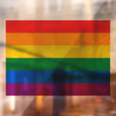 Pride vlag kleuren strepen venster cling raamsticker (Vel 2)
