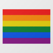 Pride vlag kleuren strepen venster cling raamsticker (Vel)