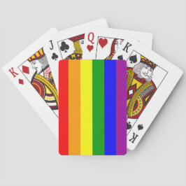 Pride Vlag LGBTQIA+ Regenboog Kleuren Pokerkaarten