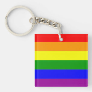 Pride Vlag Regenboog LGBTQIA+ Sleutelhanger