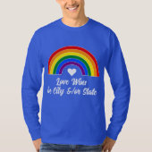 Pride Vlag Regenboog T-shirt (Voorkant)