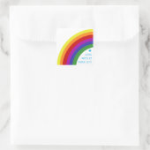 Pride Vlag Regenboog Vierkante Sticker (Tas)