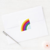 Pride Vlag Regenboog Vierkante Sticker (Envelop)