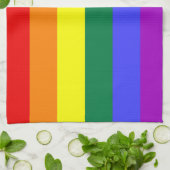 Pride vlag regenbooghanddoek theedoek (Gevouwen)