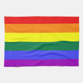 Pride vlag regenbooghanddoek theedoek (Horizontaal)