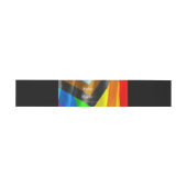 Pride-vlag typografie trouwuitnodiging uitnodigingen wikkel (Vlak)