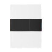 Pride-vlag typografie trouwuitnodiging uitnodigingen wikkel (Achterkant Voorbeeld)
