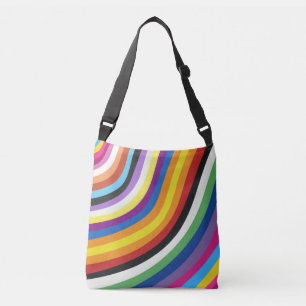 Pride-vlagkleuren Crossbody Tas