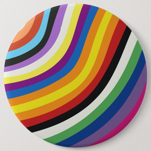 Pride-vlagkleuren Ronde Button 6,0 Cm (Voorkant)