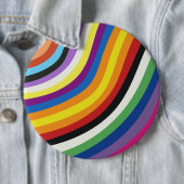 Pride-vlagkleuren Ronde Button 6,0 Cm (In situ)