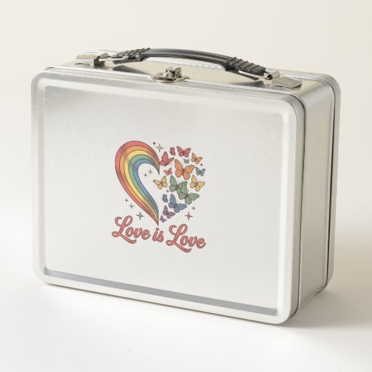 Pride Vlinder Hart Liefde Is Liefde Shirt Ontwerp_ (Voorkant)