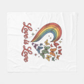 Pride Vlinder Hart Liefde Is Liefde Shirt Ontwerp_ Fleece Deken (Voorkant (Horizontaal))