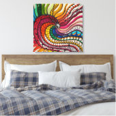 Pride Vogel Canvas Afdruk (Insitu (Slaapkamer))