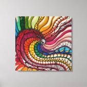 Pride Vogel Canvas Afdruk (Voorkant)
