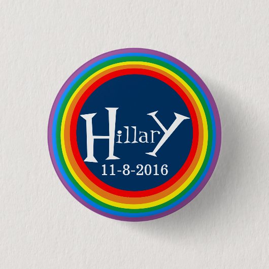 Pride voor Hillary door Hillary Clinton4u Ronde Button 3,2 Cm (Voorkant)