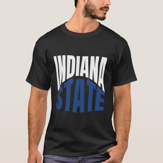 Pride voor Indiana State Travel Cultuur T-shirt (Voorkant)