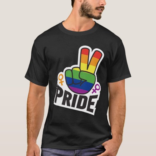 Pride Vredesboek mannen T-shirt (Voorkant)